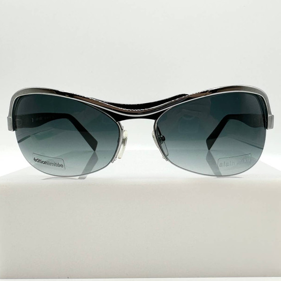 Alain Mikli Limited Edition Gradient Lens Sunglasses M096 Silver/Black AL1182 - Picture 1 of 7